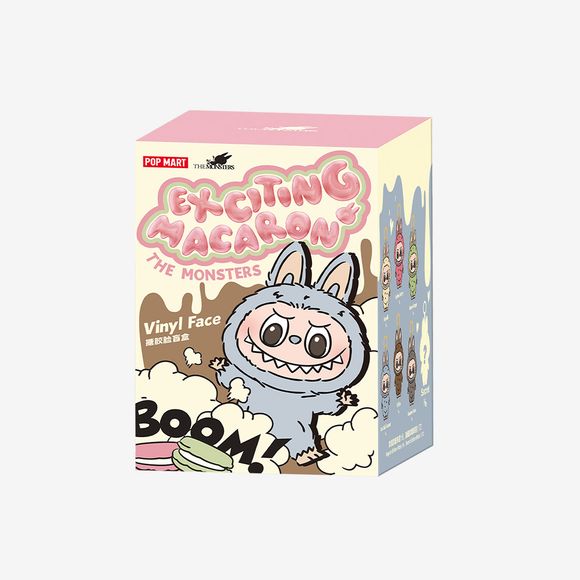 POP MART Labubu V1 Exciting Macaron The Monsters Sea Salt Coconut Plush AUTHENTIC