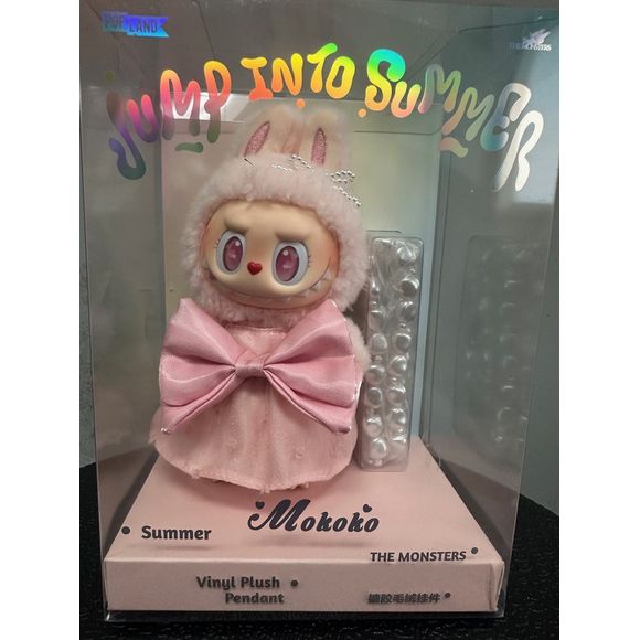POP MART Pop Land Labubu MOKOKO Jump Into Summer Vinyl Plush Pendant AUTHENTIC POP MART POP MART   others