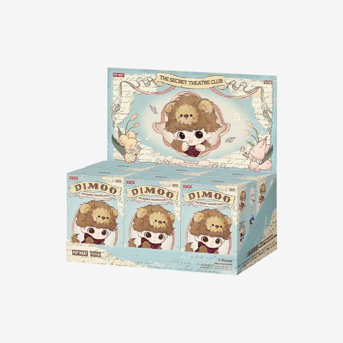 dimoo-the-secret-theatre-club-series-vinyl-plush-pendant-blind-box| POP MART DIMOO