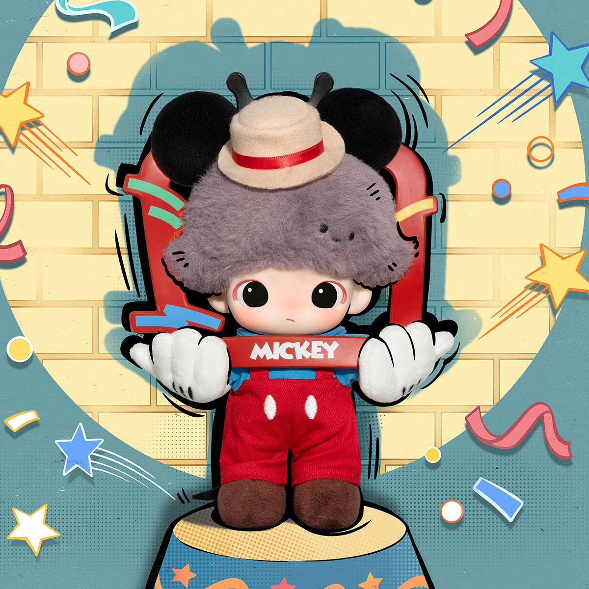 dimoo-world-disney-series-vinyl-plush-keychain-blind-box| POP MART DIMOO
