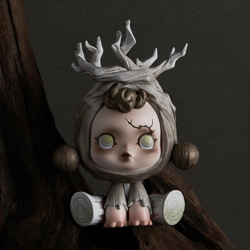 Genuine Pop Mart Skullpanda The Ink Plum Blossom Series Blind Box