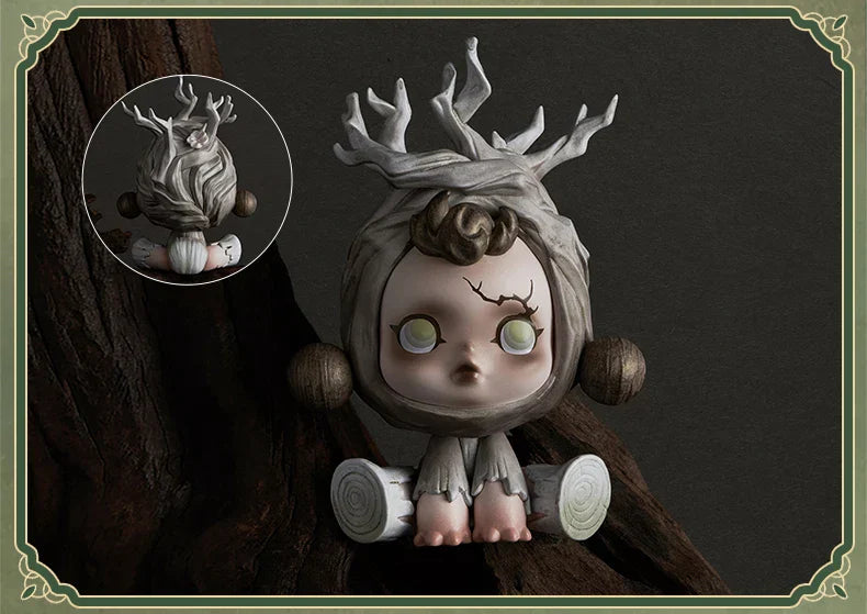 Genuine Pop Mart Skullpanda The Ink Plum Blossom Series Blind Box