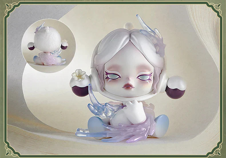 Genuine Pop Mart Skullpanda The Ink Plum Blossom Series Blind Box